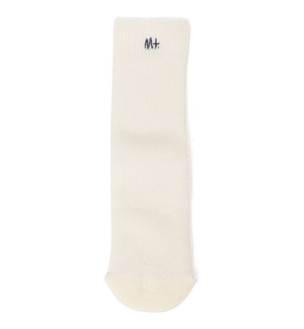 SHIPS KIDS「MOUN TEN.:ウール コットン リブ チューブ ソックス」|ソックス|ナチュラル