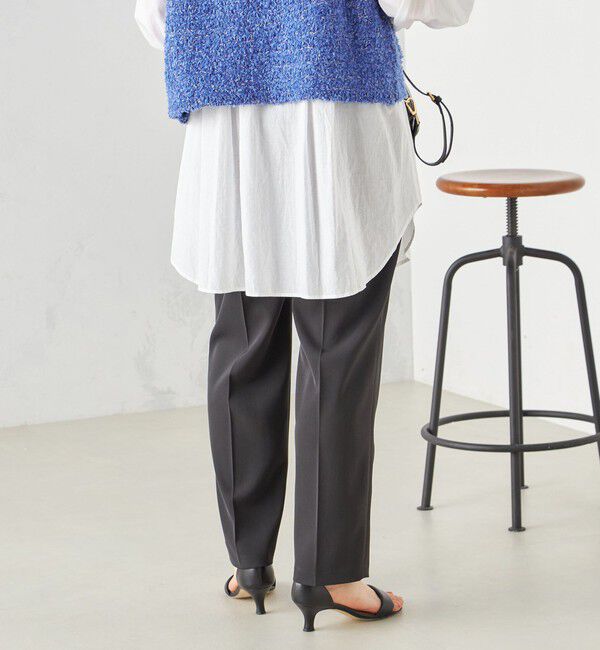 SHIPS for women「〈手洗い可能〉強撚 へビー ツイル テーパード パンツ 24SS ◇」|その他|