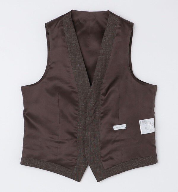 SHIPS「【SHIPS別注】CARUSO: ピンヘッド ラペルド ベスト」|スーツ|