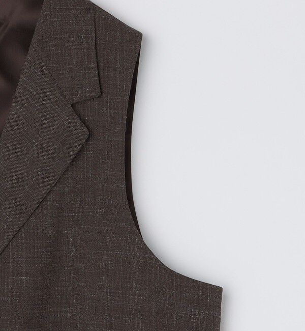 SHIPS「【SHIPS別注】CARUSO: ピンヘッド ラペルド ベスト」|スーツ|