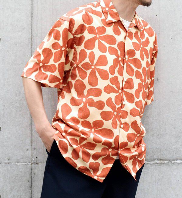 SHIPS any「SHIPS any: 〈洗濯機可能〉ブラッシュ パターン柄 レギュラーカラー シャツ◇」|シャツ・ブラウス|