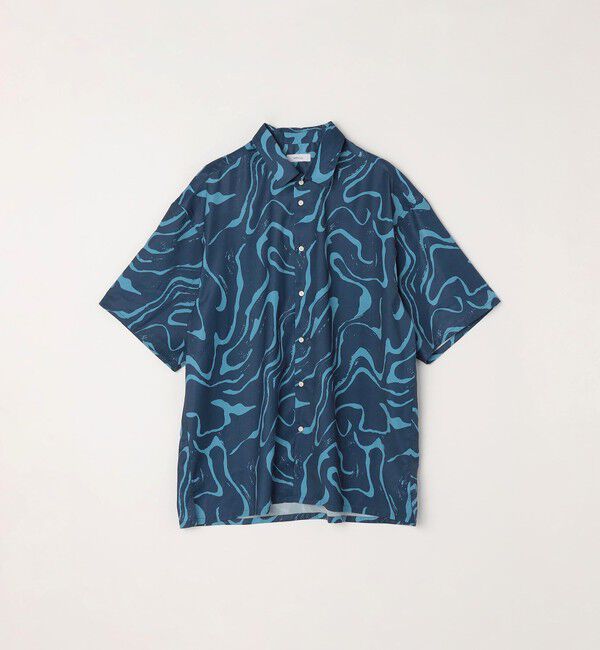 SHIPS any「SHIPS any: 〈洗濯機可能〉ブラッシュ パターン柄 レギュラーカラー シャツ◇」|シャツ・ブラウス|