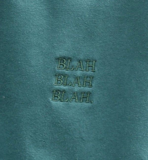 SHIPS any「【WEB限定】SHIPS any: BLAH BLAH BLAH.ワンポイント 刺繍 ルーズ Tシャツ (ロンT)◇」|Tシャツ・カットソー|