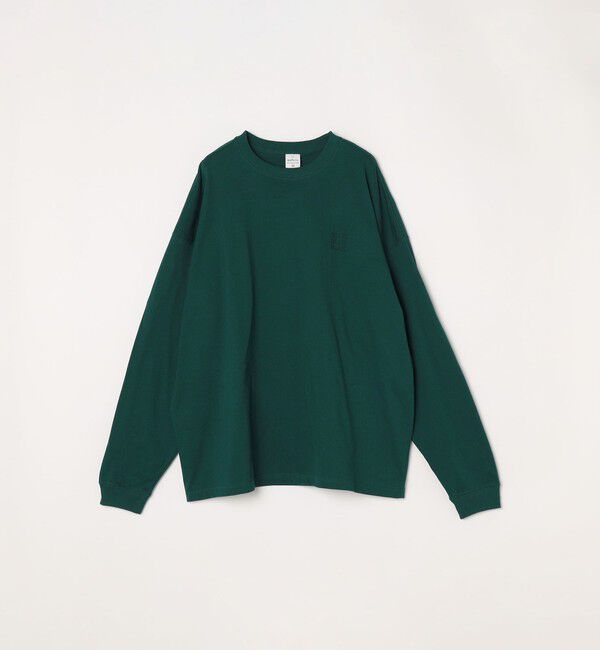 SHIPS any「【WEB限定】SHIPS any: BLAH BLAH BLAH.ワンポイント 刺繍 ルーズ Tシャツ (ロンT)◇」|Tシャツ・カットソー|