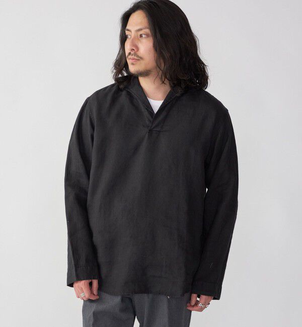 SHIPS「SHIPS: リネン ロングスリーブ カプリ シャツ」|シャツ・ブラウス|