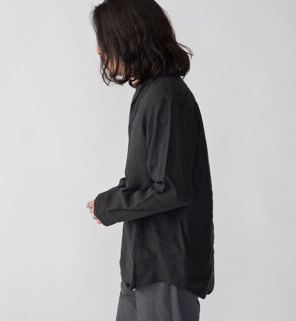 SHIPS「SHIPS: リネン ロングスリーブ カプリ シャツ」|シャツ・ブラウス|