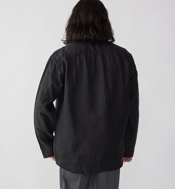 SHIPS「SHIPS: リネン ロングスリーブ カプリ シャツ」|シャツ・ブラウス|