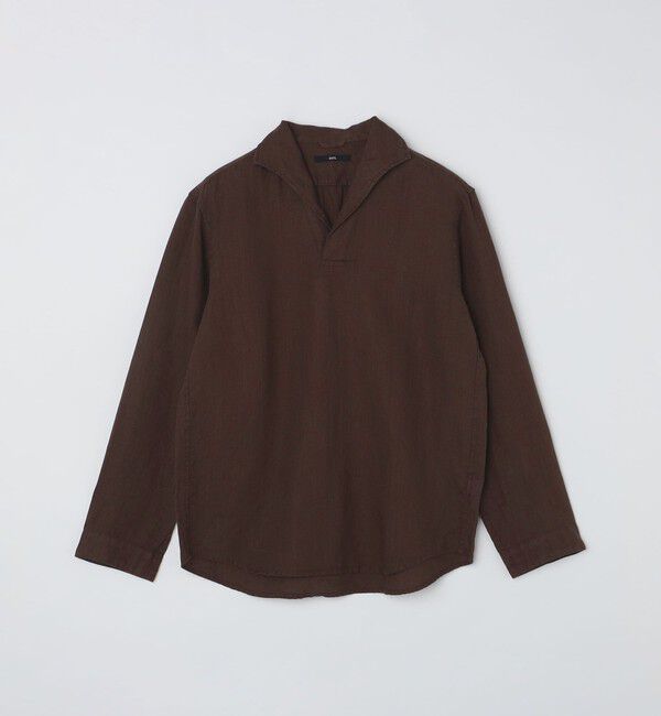 SHIPS「SHIPS: リネン ロングスリーブ カプリ シャツ」|シャツ・ブラウス|