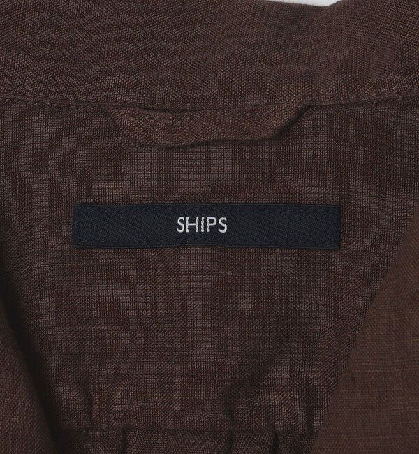 SHIPS「SHIPS: リネン ロングスリーブ カプリ シャツ」|シャツ・ブラウス|