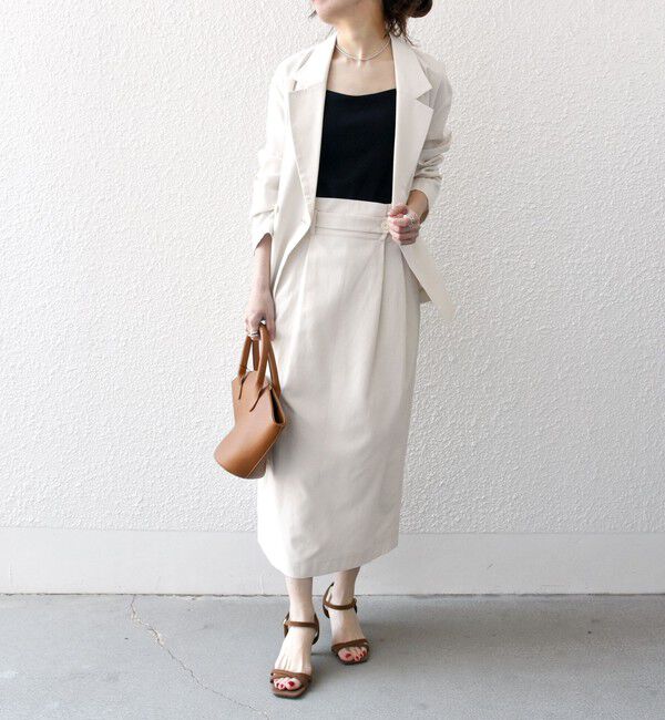 SHIPS any「SHIPS any: リネン ミックス 千鳥柄 テーラード ジャケット」|テーラードジャケット|