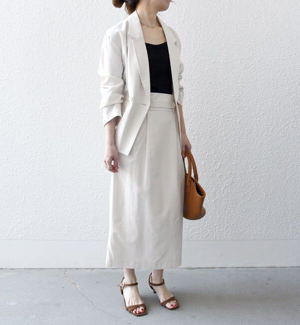 SHIPS any「SHIPS any: リネン ミックス 千鳥柄 テーラード ジャケット」|テーラードジャケット|