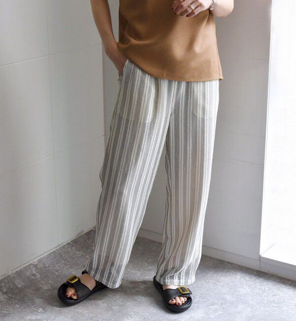 SHIPS any「SHIPS any:〈洗濯機可能〉シアー レース ジャカード パンツ」|その他|