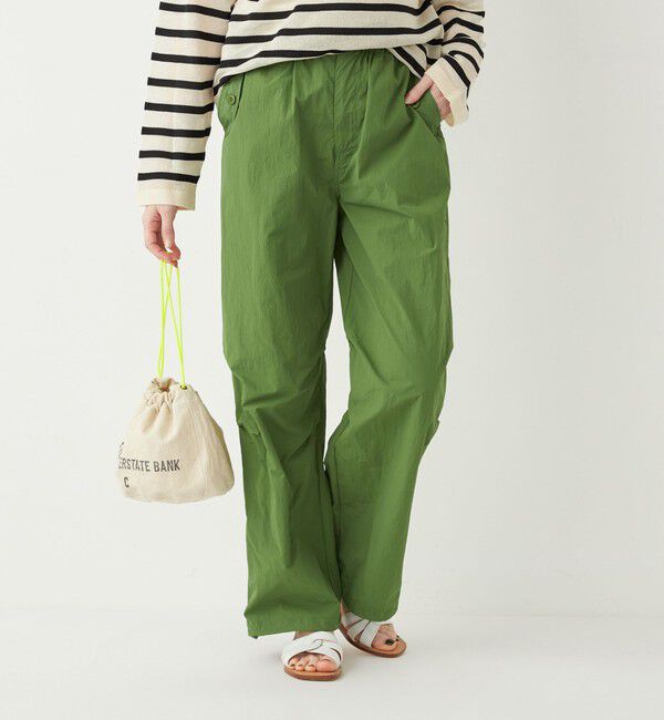 SHIPS Colors 「SHIPS Colors:〈洗濯機可能〉パラシュート パンツ」|その他|オリーブ