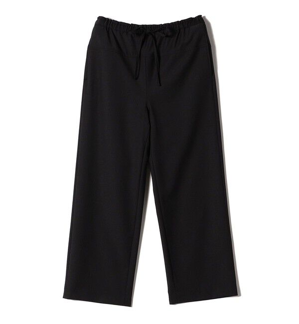 SHIPS for women「SHIPS Primary Navy Label:〈洗濯機可能〉ワイド イージー パンツ」|その他|ブラック