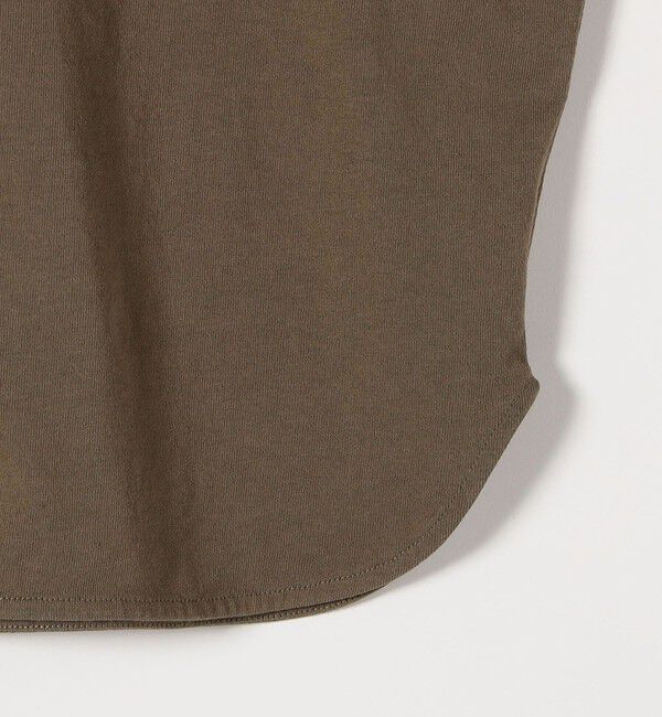 SHIPS any「SHIPS any:〈抗菌防臭/洗濯機可能〉USAコットン ラウンドヘム ノースリーブ TEE」|Tシャツ・カットソー|