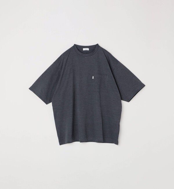 SHIPS any「【WEB限定】SHIPS any: リラックス ワンポイント ピスネーム ポケット Tシャツ（セットアップ対応）◇」|Tシャツ・カットソー|