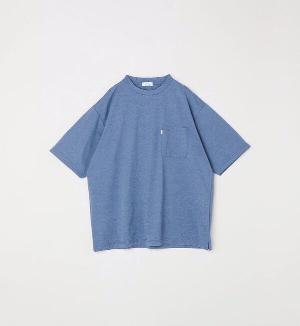 SHIPS any「【WEB限定】SHIPS any: リラックス ワンポイント ピスネーム ポケット Tシャツ（セットアップ対応）◇」|Tシャツ・カットソー|