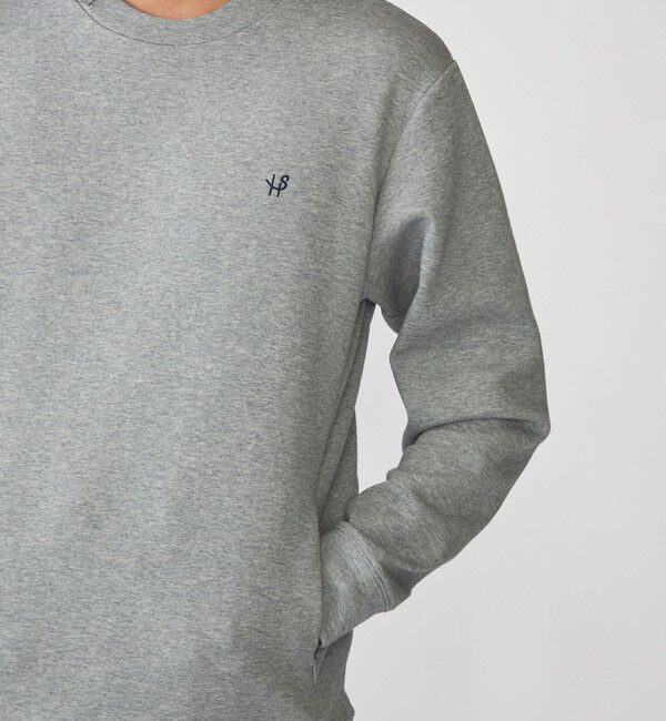 SHIPS「【WEB限定】SHIPS: テレワーク ビズ ワンポイントロゴ ハイゲージ ダブルニット スウェット」|スウェット・ジャージ|