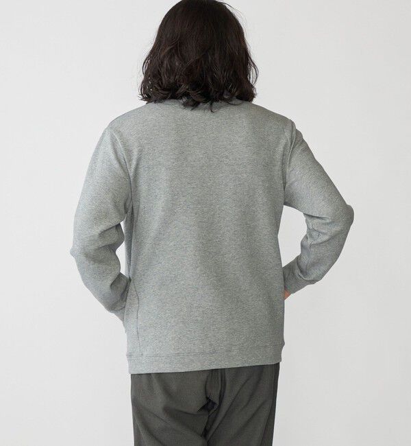 SHIPS「【WEB限定】SHIPS: テレワーク ビズ ワンポイントロゴ ハイゲージ ダブルニット スウェット」|スウェット・ジャージ|