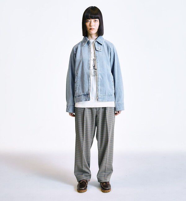 SHIPS「City Ambient Products: デニム ジップ ブルゾン」|ブルゾン・スタジャン|