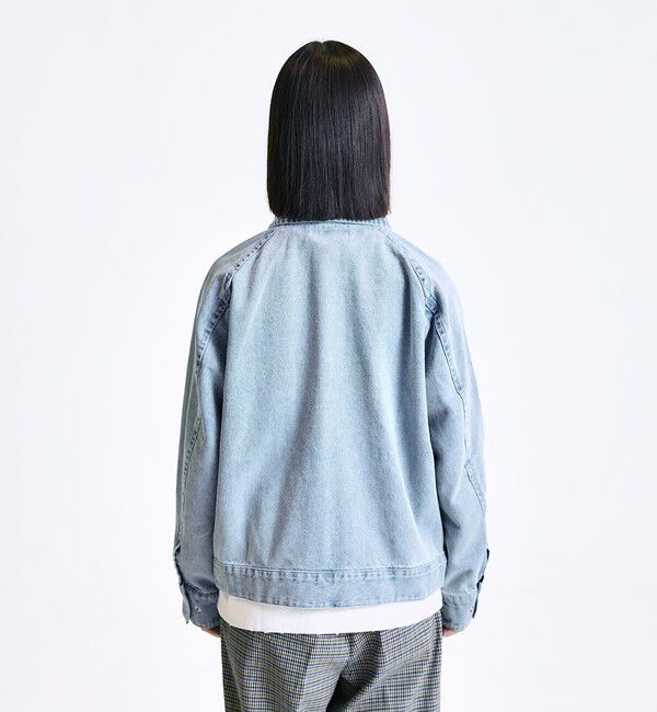 SHIPS「City Ambient Products: デニム ジップ ブルゾン」|ブルゾン・スタジャン|