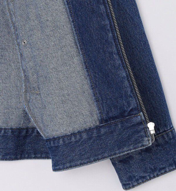 SHIPS「City Ambient Products: デニム ジップ ブルゾン」|ブルゾン・スタジャン|