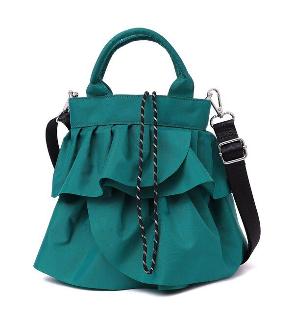 SHIPS for women「【WEB限定】 2WAY ナイロン フリル ショルダー バッグ」|ショルダー・メッセンジャー|