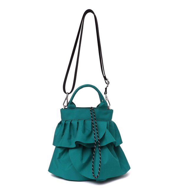 SHIPS for women「【WEB限定】 2WAY ナイロン フリル ショルダー バッグ」|ショルダー・メッセンジャー|