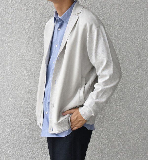 SHIPS any「SHIPS any: 〈手洗い可能〉コットン カシミヤ混 コンビ ニット ジャケット◇」|カーディガン|