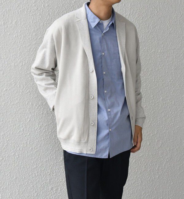 SHIPS any「SHIPS any: 〈手洗い可能〉コットン カシミヤ混 コンビ ニット ジャケット◇」|カーディガン|