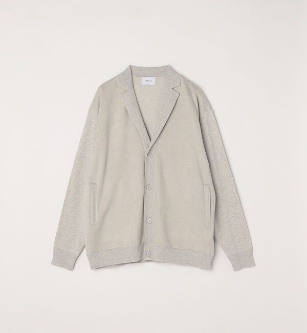 SHIPS any「SHIPS any: 〈手洗い可能〉コットン カシミヤ混 コンビ ニット ジャケット◇」|カーディガン|