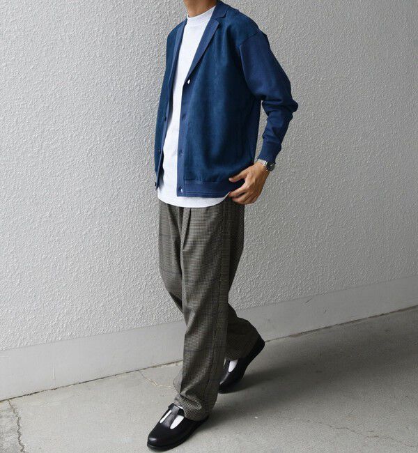 SHIPS any「SHIPS any: 〈手洗い可能〉コットン カシミヤ混 コンビ ニット ジャケット◇」|カーディガン|