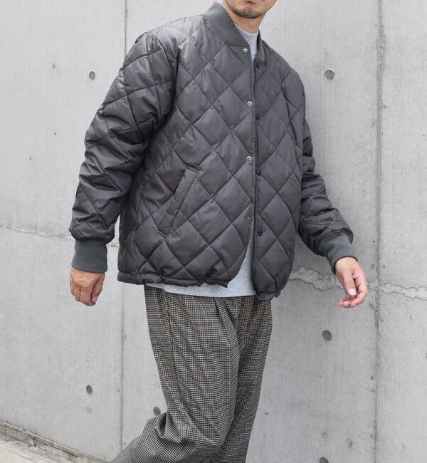 SHIPS any「【SHIPS any別注】TAION: 〈手洗い可能〉ダイヤキルト スピンドル ダウン ブルゾン◇」|ブルゾン・スタジャン|