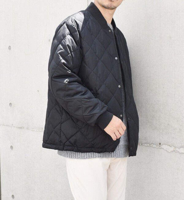 SHIPS any「【SHIPS any別注】TAION: 〈手洗い可能〉ダイヤキルト スピンドル ダウン ブルゾン◇」|ブルゾン・スタジャン|