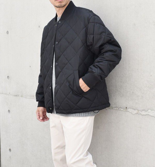 SHIPS any「【SHIPS any別注】TAION: 〈手洗い可能〉ダイヤキルト スピンドル ダウン ブルゾン◇」|ブルゾン・スタジャン|