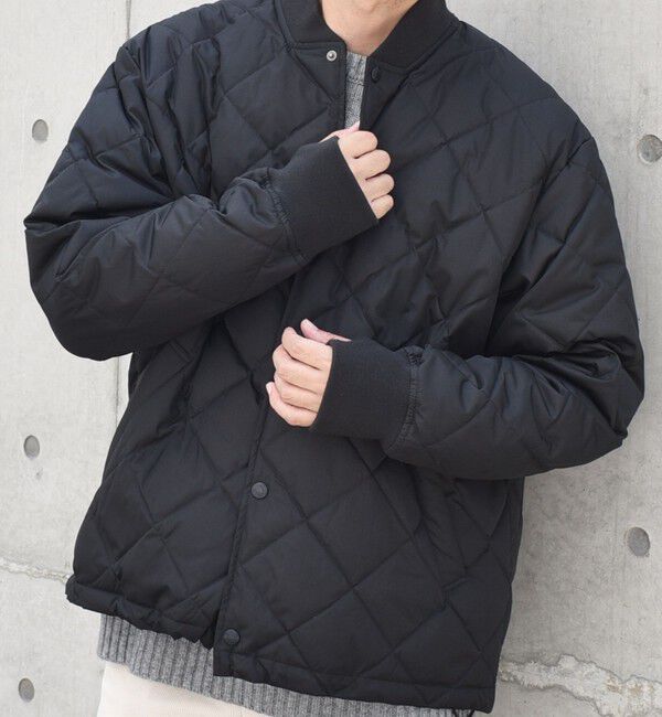 SHIPS any「【SHIPS any別注】TAION: 〈手洗い可能〉ダイヤキルト スピンドル ダウン ブルゾン◇」|ブルゾン・スタジャン|