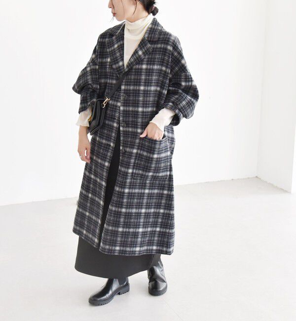 quaranciel「quaranciel: リバー チェスター ロング コート」|チェスターコート|