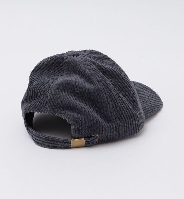 SHIPS「【WEB限定】SHIPS: ワンポイント ロゴ 刺繍 コーデュロイ オーバーフィット キャップ」|キャップ・キャスケット|
