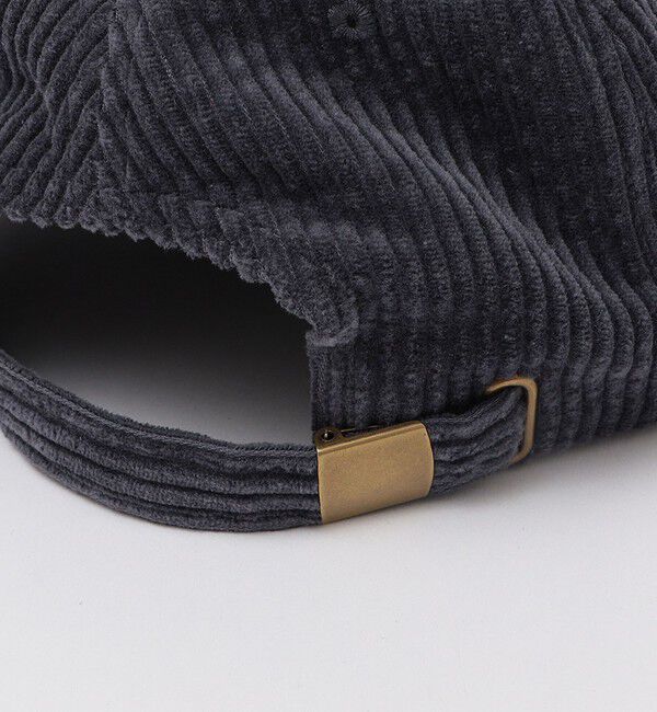 SHIPS「【WEB限定】SHIPS: ワンポイント ロゴ 刺繍 コーデュロイ オーバーフィット キャップ」|キャップ・キャスケット|