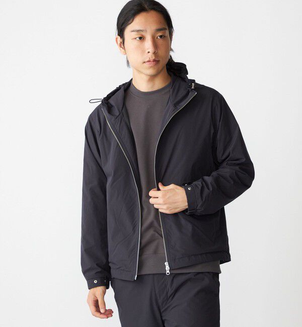 SHIPS「SHIPS:〈手洗い可能〉Octa(R)CPCP(R) フーデッド パーカー ブルゾン」|ブルゾン・スタジャン|ネイビー