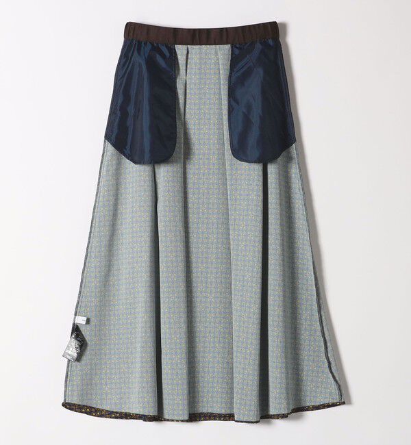 SHIPS any「SHIPS any:〈洗濯機可能〉ジオメトリック フレア ギャザー スカート」|スカート|