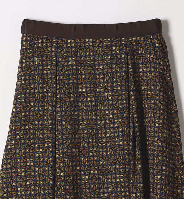 SHIPS any「SHIPS any:〈洗濯機可能〉ジオメトリック フレア ギャザー スカート」|スカート|