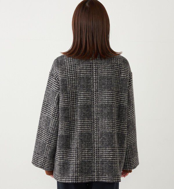 SHIPS Colors 「SHIPS Colors: スライバー ボンディング ノーカラー コート」|ノーカラーコート|