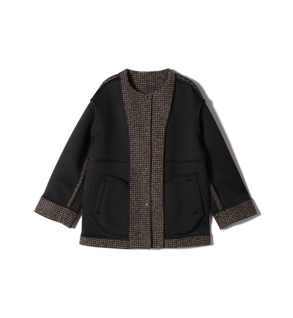 SHIPS Colors 「SHIPS Colors: スライバー ボンディング ノーカラー コート」|ノーカラーコート|