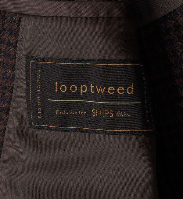 SHIPS Colors 「SHIPS Colors:尾州 サスティナブル ツイード ジャケット」|テーラードジャケット|