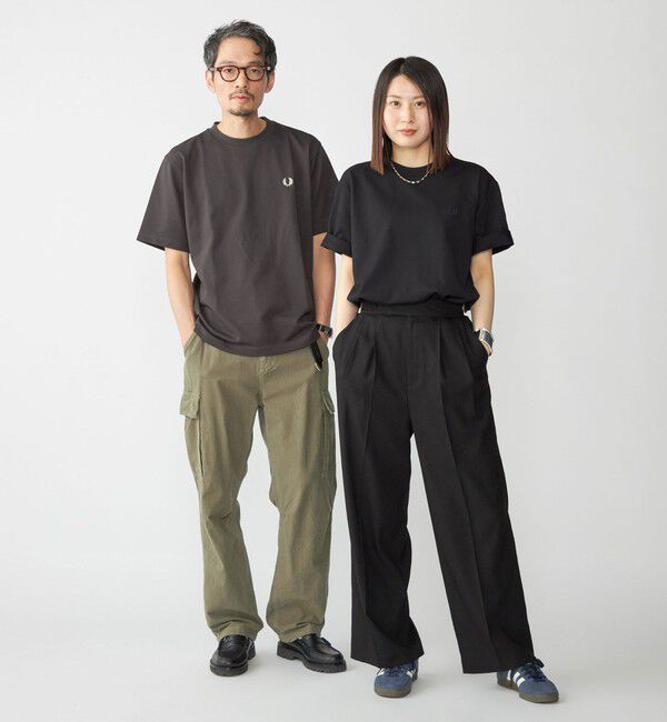 SHIPS「【SHIPS別注】FRED PERRY:COOLMAX(R) 鹿の子 ワンポイント ロゴ Tシャツ 25SS」|Tシャツ・カットソー|