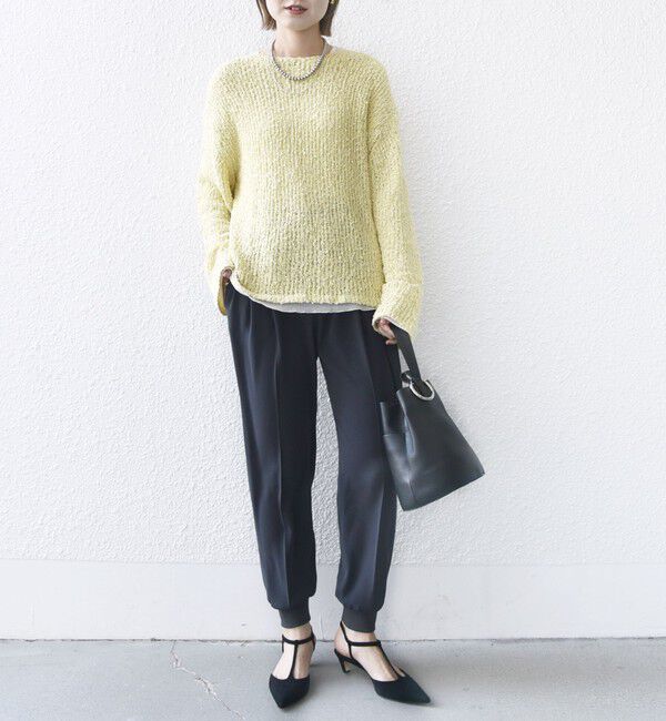 SHIPS for women「〈手洗い可能〉裾 リブ ドロスト パンツ」|その他|