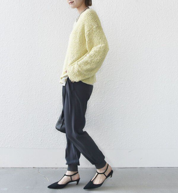 SHIPS for women「〈手洗い可能〉裾 リブ ドロスト パンツ」|その他|