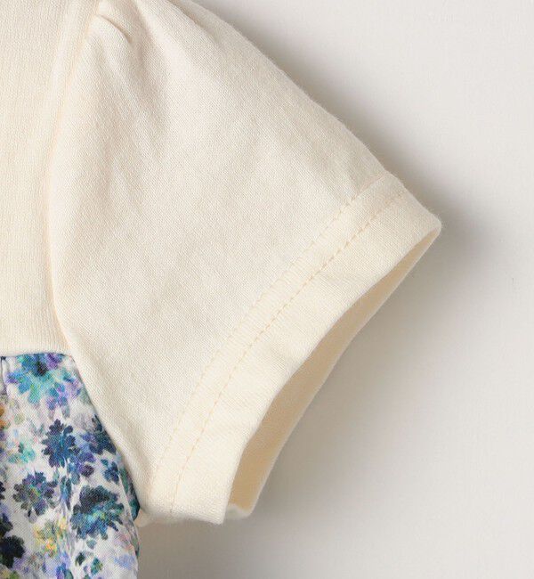 SHIPS KIDS「SHIPS KIDS:70～80cm / フラワー 半袖 セット ロンパース」|ロンパース|