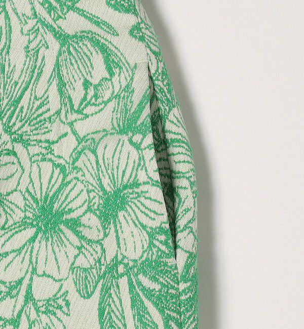 quaranciel「quaranciel: フラワー ジャカード レイヤード オーガンジー タイト スカート」|スカート|